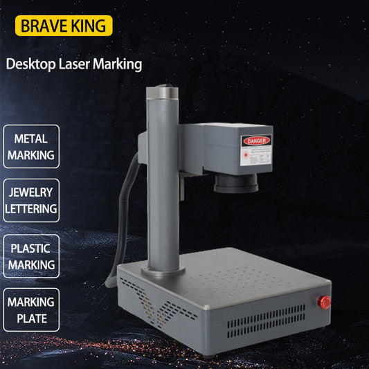 Fiber optic metal laser engraving machine industrial machinery parts engraving metal product coding trademark production laser marking equipment