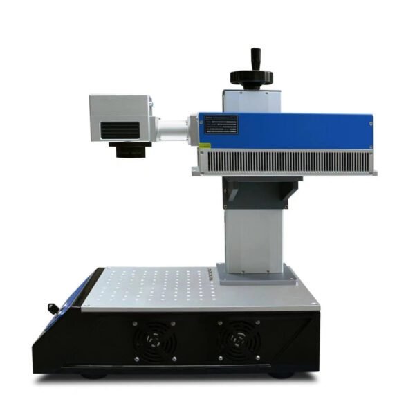 Fiber optic metal laser engraving machine Industrial machinery parts engraving metal product coding trademark production laser marking equipment